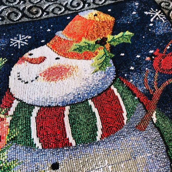 Set of 4 Vintage "Signs of Christmas" Placemats w/ Flaws - Picture 4 of 5